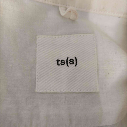 s ts ノーカラーシャツ キナリ メンズ JPN:2
