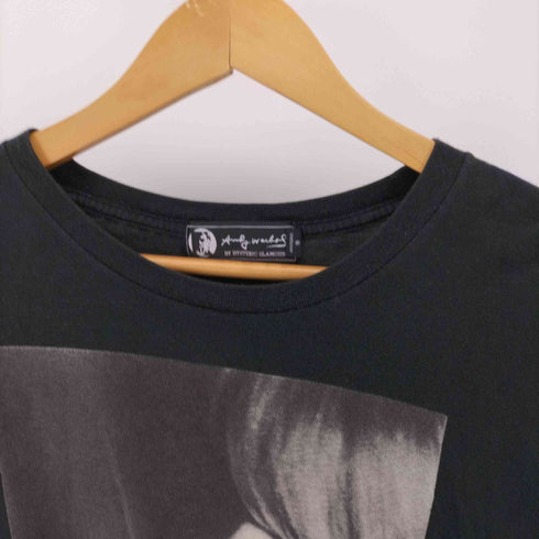 アンディウォー ホル バイ ヒステリックグラマー andy warhol by HYSTERIC GLAMOUR ガール フォト プリント Tシャツ メンズ import:M