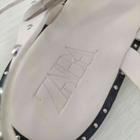 ザラ ZARA スタッズ ベルトストラップ サンダル レディース JPN:22.5