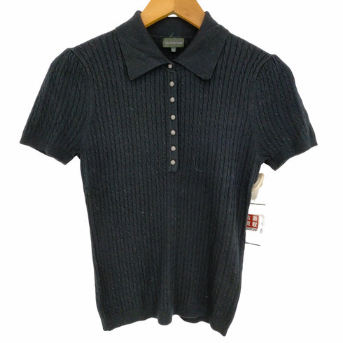 ザスコッチハウス The Scotch House ケーブルニットポロ レディース JPN:38