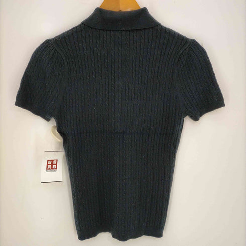 ザスコッチハウス The Scotch House ケーブルニットポロ レディース JPN:38