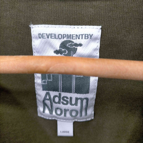ノーロール NOROLL ADSUM NOROLL Heavyweight DBL Stripe Shirt メンズ import:L