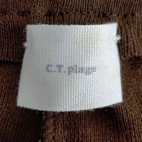 プラージュ PLAGE C.T Plage クロップド ニットワイドパンツ レディース