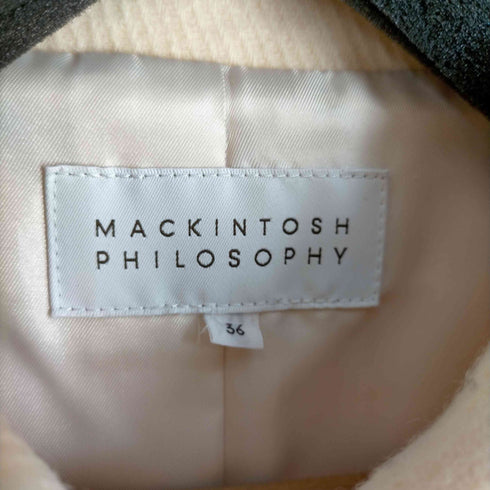 マッキントッシュフィロソフィー MACKINTOSH PHILOSOPHY ウール混コート レディース 36