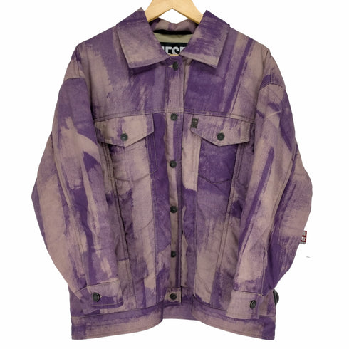 ディーゼル DIESEL オールオーバープリント ロゴ ジャケット レディース xxs