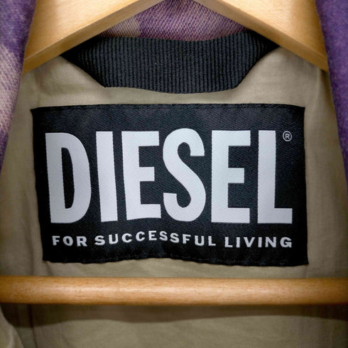 ディーゼル DIESEL オールオーバープリント ロゴ ジャケット レディース xxs