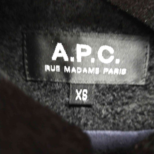 アーペーセー A.P.C. フード付ウール混コート ステンカラー アウター ロング レディース JPN:XS