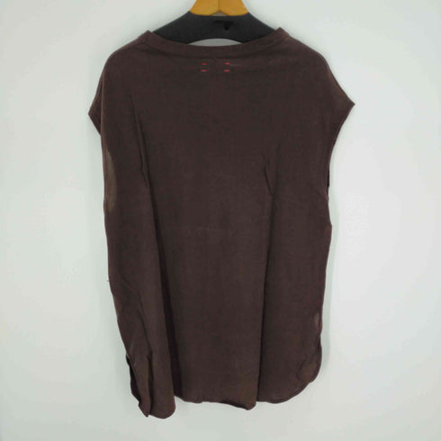 アンフィル unfil 21SS Japanse paper jersey sleeveless Tee ノースリーブTシャツ カットソー レディース ONE SIZE