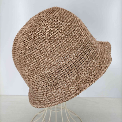 ノーロール NOROLL DETOURS RAFFIA HAT メンズ M