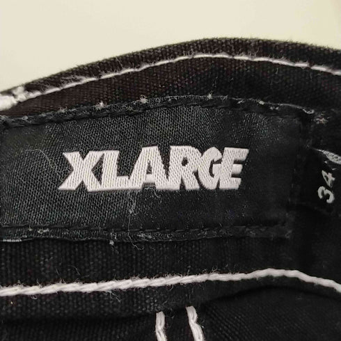 エクストララージ X-LARGE ONTRAST STITCH LEATHER PATCHED PANTS メンズ 34inch