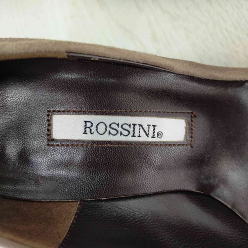 ロッシーニ ROSSINI スエードヒールパンプス レディース 23