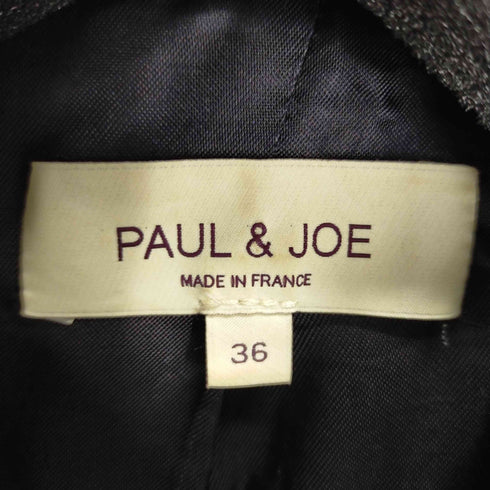 ポール&ジョー PAUL&JOE フリルデザインコート アウター ロング レディース JPN:36