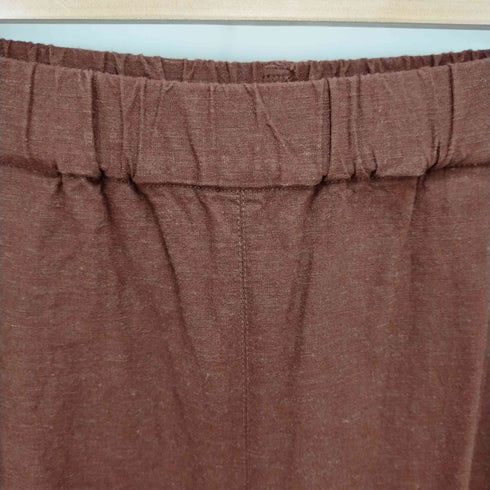 ヒューマンウーマン HUMAN WOMAN レーヨンリネンストレッチパンツ レディース L