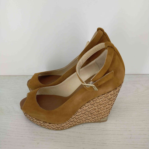 ジミーチュウ JIMMY CHOO PACIFIC 120 パンプス ウェッジソール スエード レディース 36.5 23.5cm