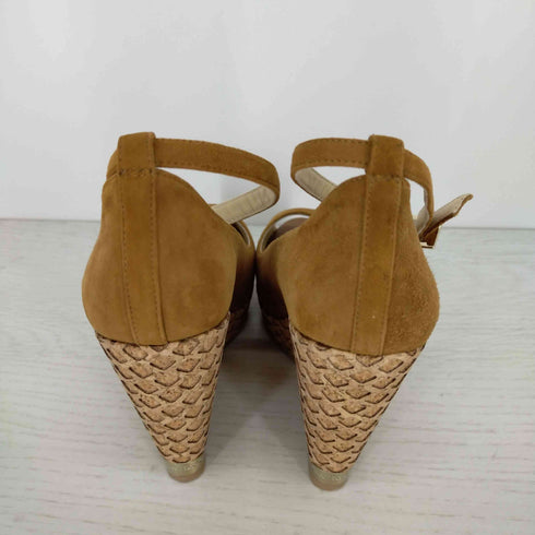 ジミーチュウ JIMMY CHOO PACIFIC 120 パンプス ウェッジソール スエード レディース 36.5 23.5cm