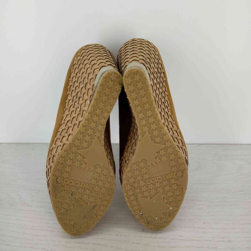 ジミーチュウ JIMMY CHOO PACIFIC 120 パンプス ウェッジソール スエード レディース 36.5 23.5cm
