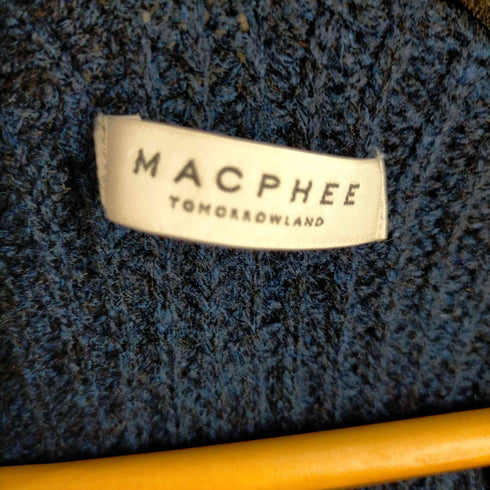 マカフィー MACPHEE 22AW ウール Vネックチュニックプルオーバー レディース 36