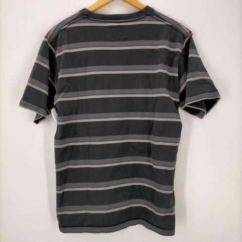 ノースフェイスパープルレーベル THE NORTH FACE PURPLE LABEL Striped H/S Logo Tee メンズ import:L