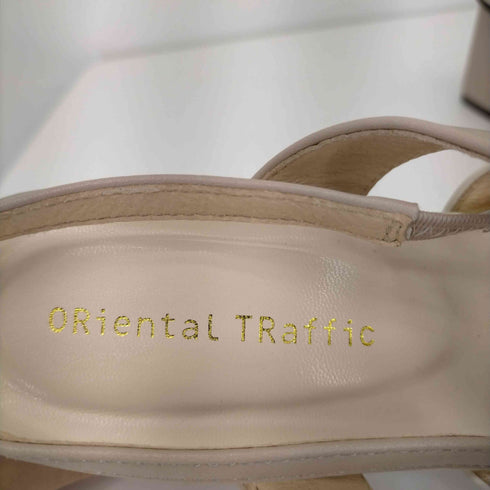オリエンタルトラフィック ORiental TRaffic 変形ヒールバックストラップパンプス レディース 37