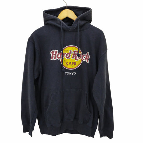 ハードロックカフェ Hard Rock Cafe ロゴプリントプルオーバーパーカー メンズ JPN:XL