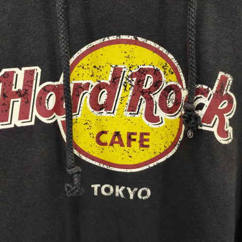 ハードロックカフェ Hard Rock Cafe ロゴプリントプルオーバーパーカー メンズ JPN:XL