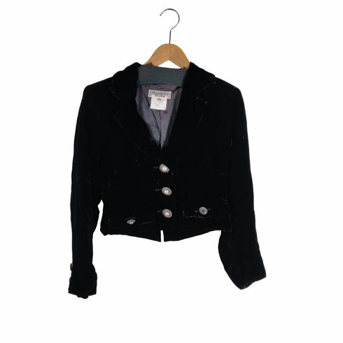 イヴサンローラン Yves Saint Laurent ベロアテーラードジャケット レディース 38