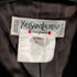 イヴサンローラン Yves Saint Laurent ベロアテーラードジャケット レディース 38
