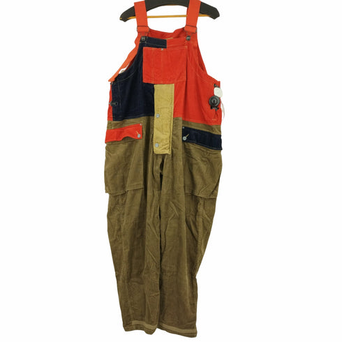 ナイジェルケーボン ライブロ NIGEL CABOURN LYBRO CRAZY NAVAL DUNGAREE コーデュイロイ オーバオール メンズ