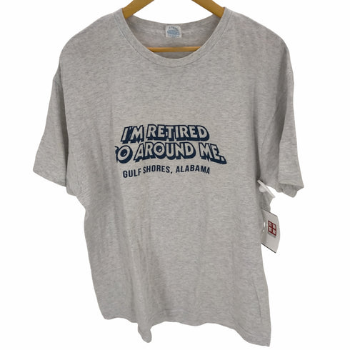 デルタプロウェイト DELTA PRO WEIGHT 00S 霜降り IM RETIRED GO AROUND ME. Tシャツ メンズ JPN:XL