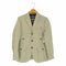 アクアスキュータム AQUASCUTUM 裏地ギンガムチェック ヘリンボーン コットンリネン 3Bテーラードジャケット メンズ import:S