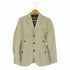 アクアスキュータム AQUASCUTUM 裏地ギンガムチェック ヘリンボーン コットンリネン 3Bテーラードジャケット メンズ import:S