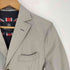 アクアスキュータム AQUASCUTUM 裏地ギンガムチェック ヘリンボーン コットンリネン 3Bテーラードジャケット メンズ import:S