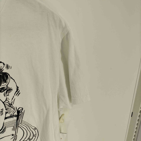 オニツカタイガー ONITSUKA TIGER T-SHIRT REAL WHITE PERFORMANCE BLACK メンズ JPN:L