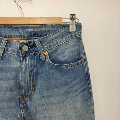 リーバイス Levis PREMIUM 505 デニムPERFORMANCE 革パッチ ストレートパンツ メンズ W28L32