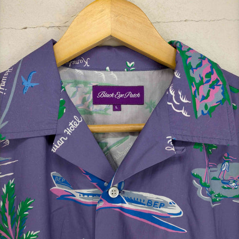 ザブラックアイパッチ THE BLACK EYE PATCH 23SS SOUVENIR ALOHA SHIRT メンズ JPN:L