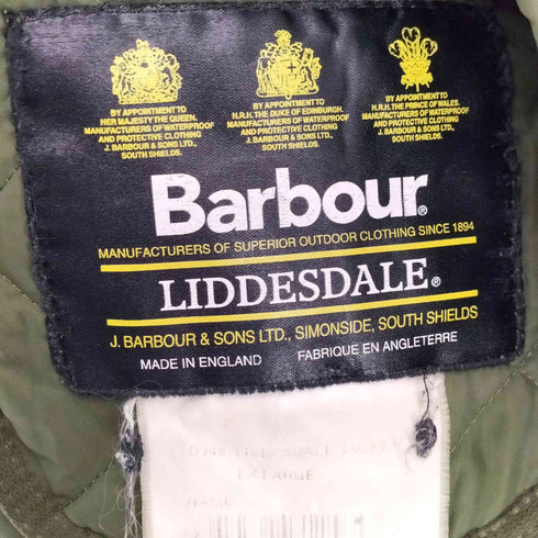 バブアー Barbour 3ワラント イングランド製 LIDDESDALE キルティングジャケット メンズ JPN:L