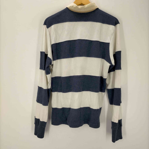 ガント GANT 00S ボーダー柄 ラガーシャツ メンズ import:M