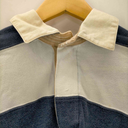ガント GANT 00S ボーダー柄 ラガーシャツ メンズ import:M