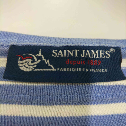 セントジェームス SAINT JAMES ボーダー ロングスリーブカットソー バスクシャツ メンズ US:36
