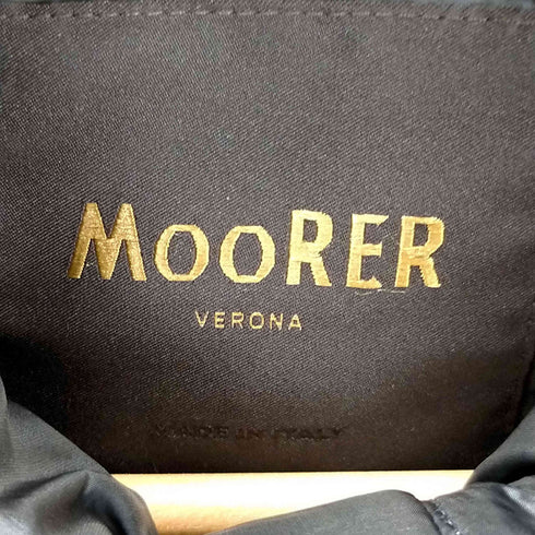 ムーレー MOORER VERONA ダウンジャケット リアルファー 2way ショート アウター レディース JPN:38