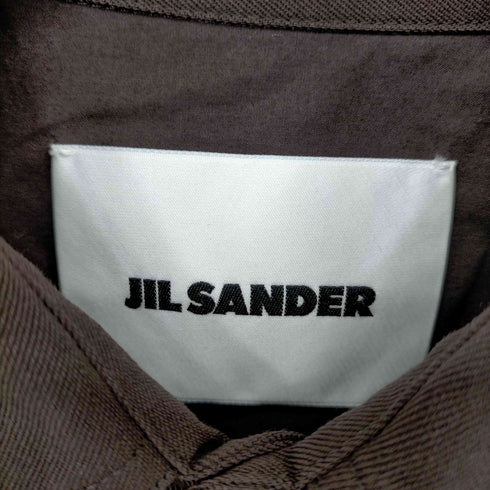 ジルサンダー JIL SANDER 22AW MADE IN ITALY Light Wool Gabardine Shirt iフラップポケットウールギャバシャツ メンズ 40/15