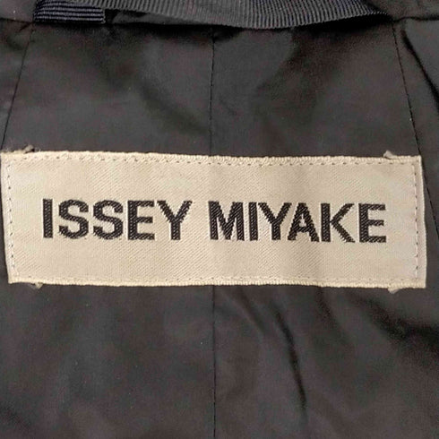 イッセイミヤケ ISSEY MIYAKE 11AW パラシュートコート ロング ジップアップ フード レディース JPN:2
