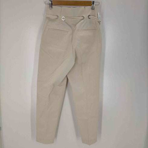 アンクレイヴ uncrave uncrave 21SS テーパードパンツ ロング ハイウエスト ロープベルト ivory レディース