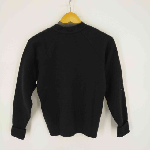 ブラックコムデギャルソン BLACK COMME des GARCONS Balmoral Knitwear AD2017 カーディガン ニット 長袖 Vネック レディース import:XS