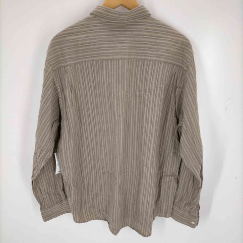 ボット BOTT 22AW Stripe Pullover Shirt ストライププルオーバーシャツ メンズ JPN:XL