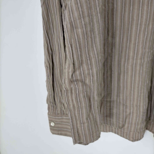 ボット BOTT 22AW Stripe Pullover Shirt ストライププルオーバーシャツ メンズ JPN:XL