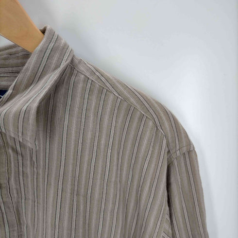 ボット BOTT 22AW Stripe Pullover Shirt ストライププルオーバーシャツ メンズ JPN:XL