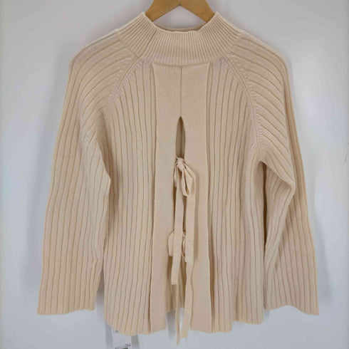 レイビームス Ray BEAMS 21AW リブバックリボンハイネックニット レディース FREE