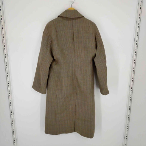 オーラリー AURALEE 20AW BLUEFACED WOOL DOUBLE CLOTH コート チェスター ロング アウター 総裏地 チェック ウール メンズ 1