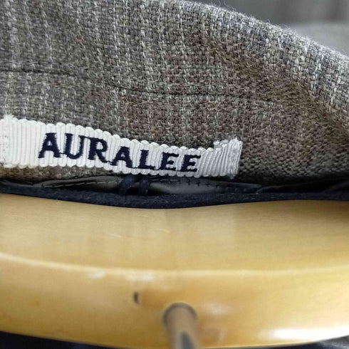 オーラリー AURALEE 20AW BLUEFACED WOOL DOUBLE CLOTH コート チェスター ロング アウター 総裏地 チェック ウール メンズ 1